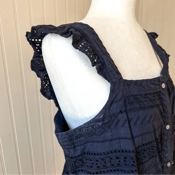 LOFT Eyelet Lace Tank Top - Picture 2 of 6